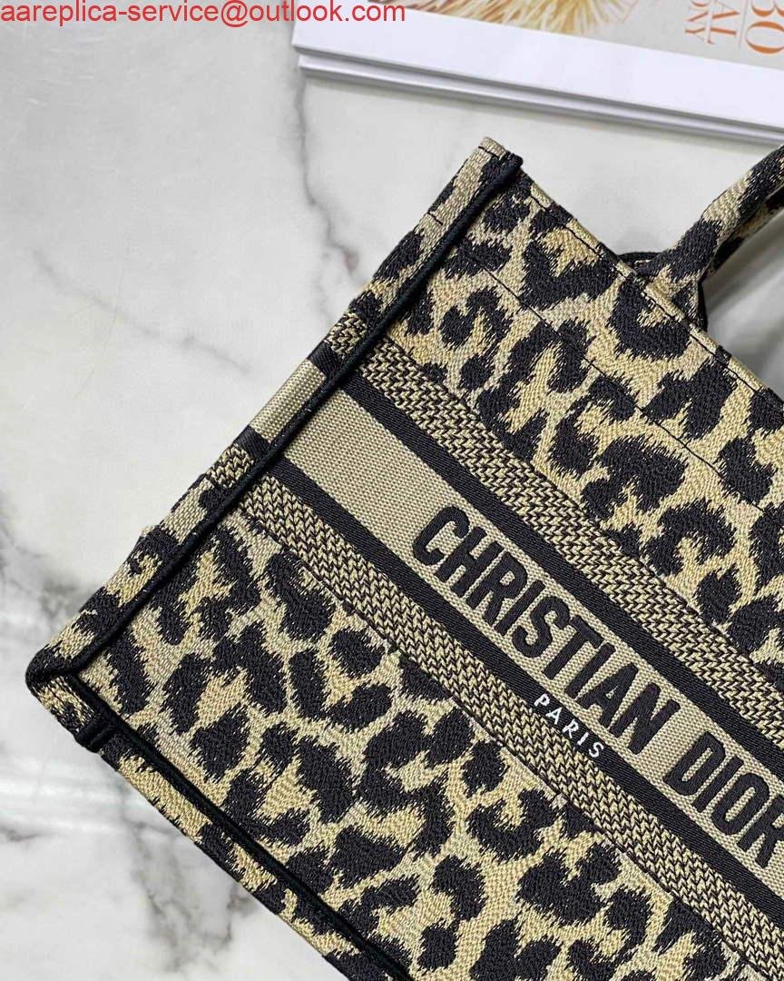 Replica Dior M1265 Small Book Tote Beige Multicolor Mizza Embroidery