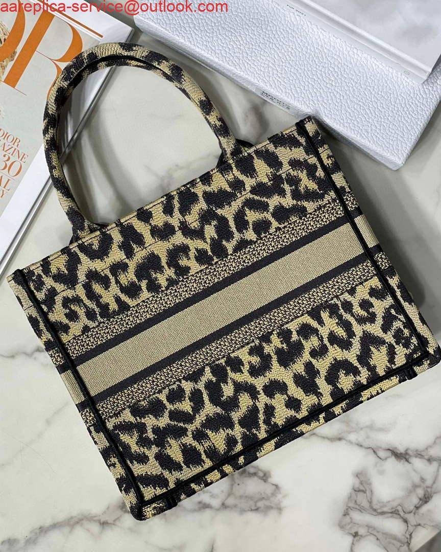 Replica Dior M1265 Small Book Tote Beige Multicolor Mizza Embroidery