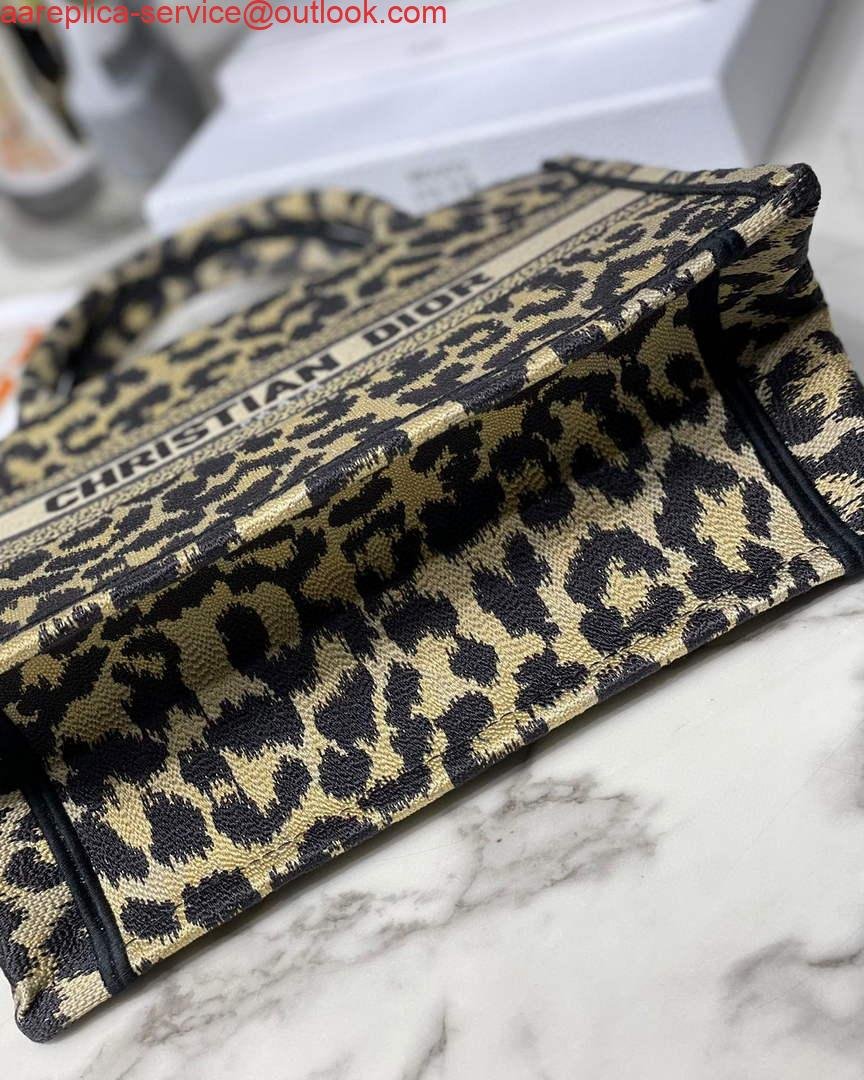 Replica Dior M1265 Small Book Tote Beige Multicolor Mizza Embroidery