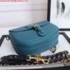 Replica Dior M9320 Large Bobby Bag Blue Grained Calfskin with Blue Dior Oblique Strap