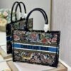 Replica Dior M1296 Medium Book Tote D-Constellation embroidery in shades of blue