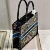 Replica Dior M1296 Medium Book Tote D-Constellation embroidery in shades of blue