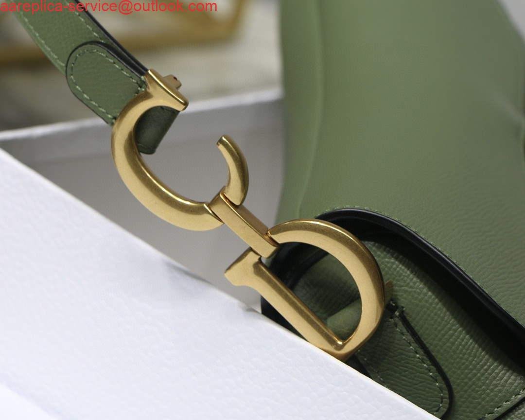 Replica Dior M0446 Saddle Bag Dior Calfskin Bag Green