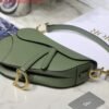 Replica Dior M0446 Saddle Bag Dior Calfskin Bag Green
