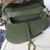 Replica Dior M0446 Saddle Bag Dior Calfskin Bag Green