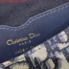 Replica Dior M9327 Bobby bag East West Oblique Jacquard Navy Blue Box Calfskin