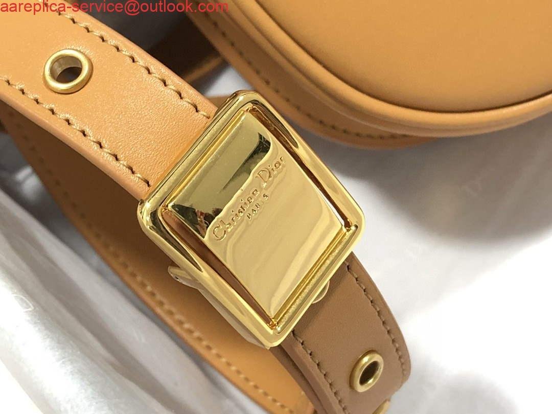 Replica Dior M9317 Crossbody small dior Bobby bag Tan box Calfskin