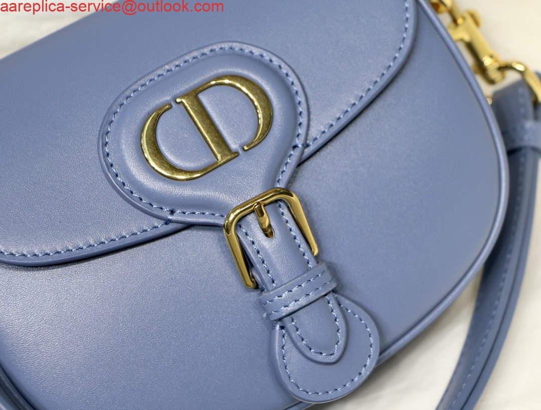 Replica Dior M9317 Crossbody small dior Bobby bag Lake Blue box Calfskin