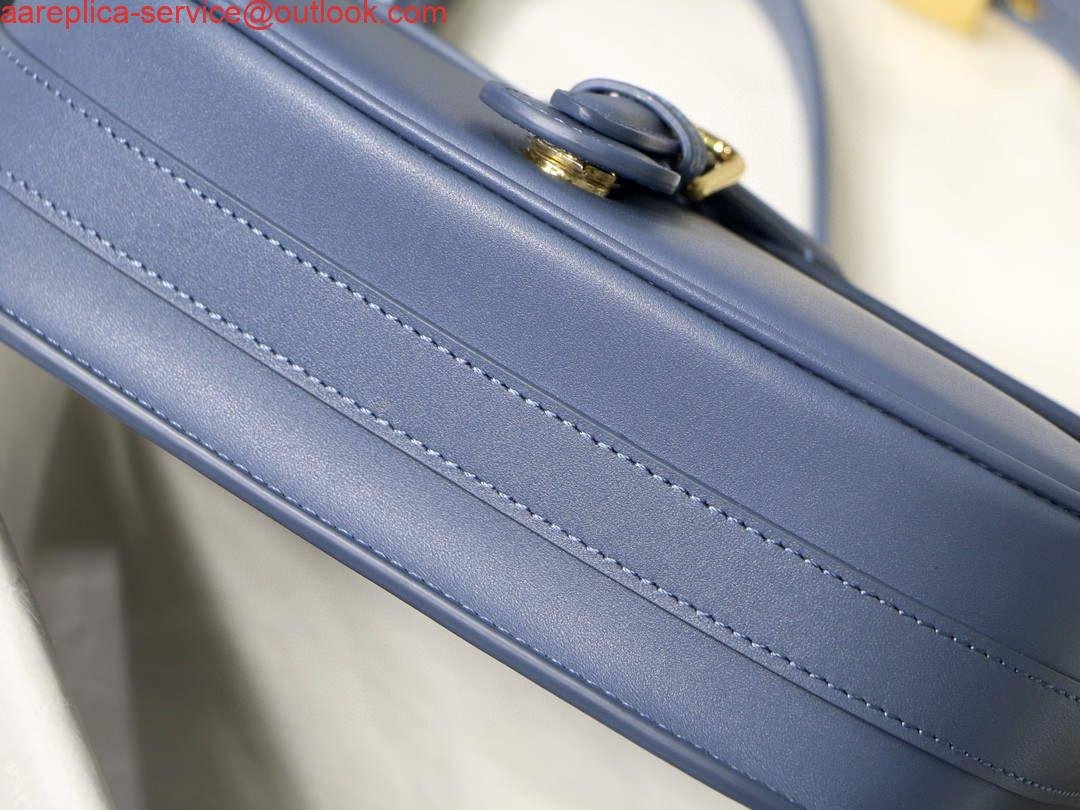 Replica Dior M9317 Crossbody small dior Bobby bag Lake Blue box Calfskin