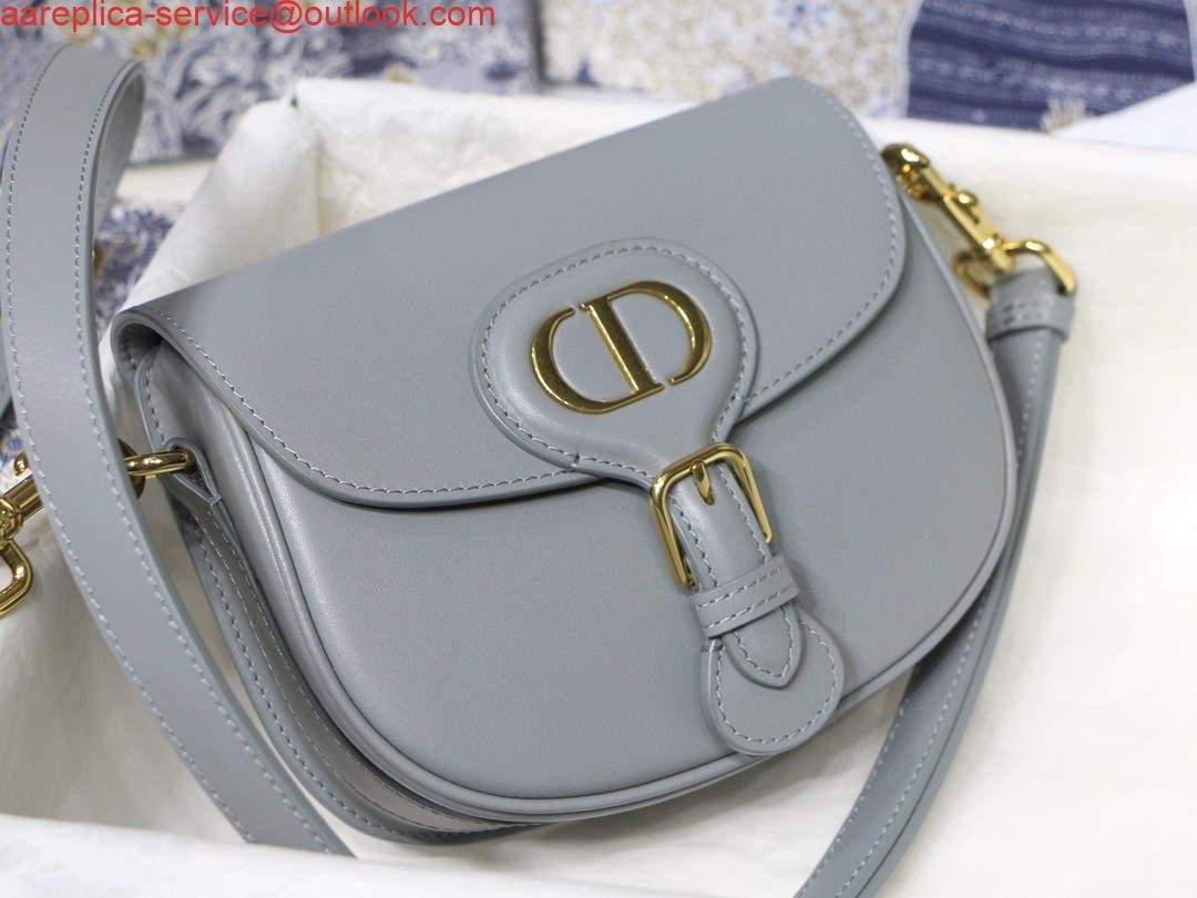 Replica Dior M9317 Crossbody small dior Bobby bag Grey box Calfskin
