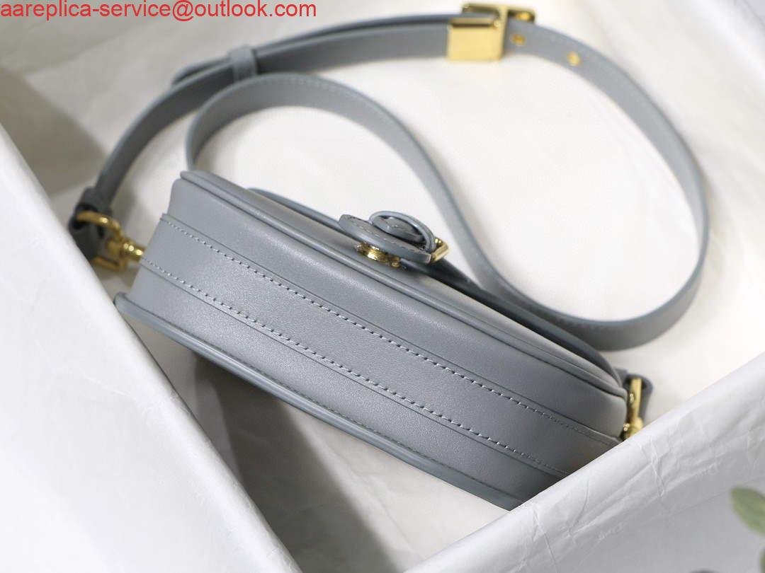 Replica Dior M9317 Crossbody small dior Bobby bag Grey box Calfskin