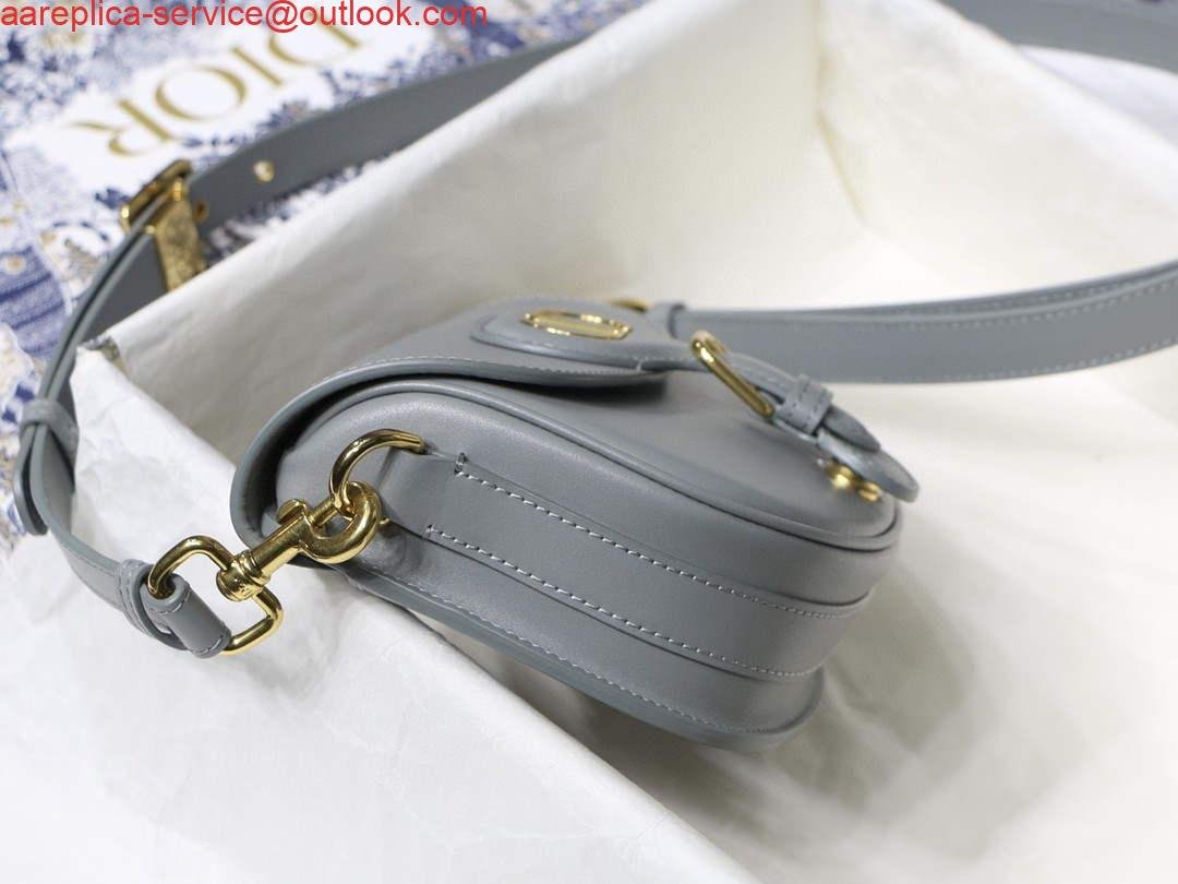 Replica Dior M9317 Crossbody small dior Bobby bag Grey box Calfskin