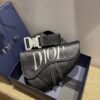 Replica Dior M0446 Saddle Bag Dior Calfskin Bag Black