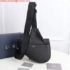 Replica Dior 1ADPO093 Saddle Men Bag Grained Calfskin Black