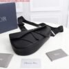 Replica Dior 1ADPO093 Saddle Men Bag Grained Calfskin Black