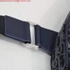Replica Dior 1ADPO093 Saddle Men Bag Dior Oblique Jacquard Blue