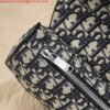 Replica Dior 1ADPO093 Saddle Men Bag Dior Oblique Jacquard Black With Beige