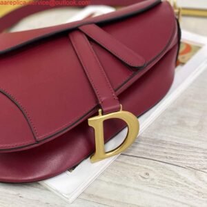 Replica Dior M0446 Saddle Bag Dior Blue Calfskin Bag