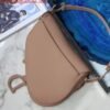 Replica Dior M0446 Dior Saddle Bag M0447 Pink Ultramatte Calfskin