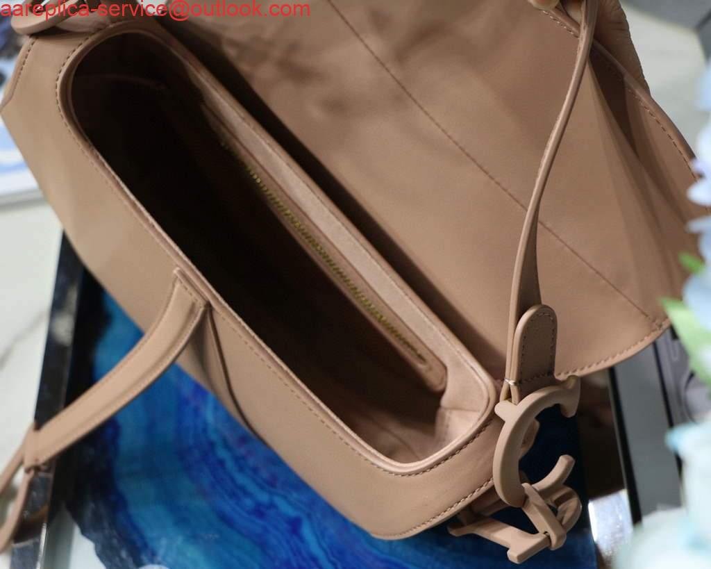 Replica Dior M0446 Dior Saddle Bag M0447 Pink Ultramatte Calfskin