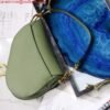 Replica Dior M0446 Dior Saddle Bag M0447 Light Green Grained Calfskin