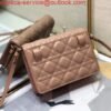 Replica Dior S0855 Dior Lady Dior Pouch Ultramatte Cannage Calfskin Nude