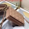 Replica Dior S0855 Dior Lady Dior Pouch Ultramatte Cannage Calfskin Nude