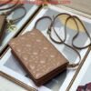 Replica Dior S0855 Dior Lady Dior Pouch Ultramatte Cannage Calfskin Nude