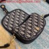 Replica Dior M9317 Dior Bobby Small Crossbody Bag Oblique Jacquard Navy Blue
