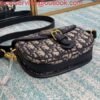 Replica Dior M9317 Dior Bobby Small Crossbody Bag Oblique Jacquard Navy Blue