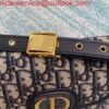 Replica Dior M9317 Dior Bobby Small Crossbody Bag Oblique Jacquard Navy Blue
