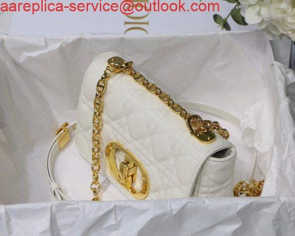 Replica Dior M9241 Dior Small Dior Caro Bag White