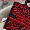 Replica Dior M1296 Small Dior Book Tote Raspberry Pop Mizza Embroidery
