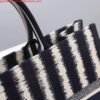 Replica Dior M1286 Dior Book Tote Blue D-Stripes Embroidery