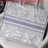 Replica Dior M1286 Book Tote Christian Dior Shoulder Shopping Bag Lion Printer Gray