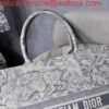 Replica Dior M1286 Book Tote Christian Dior Shoulder Shopping Bag Lion Printer Gray
