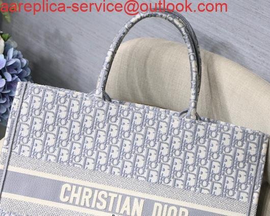 Replica Dior M1286 Book Tote Christian Dior Shoulder Shopping Bag Gray