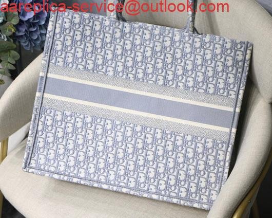 Replica Dior M1286 Book Tote Christian Dior Shoulder Shopping Bag Gray
