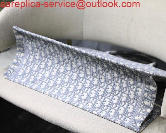 Replica Dior M1286 Book Tote Christian Dior Shoulder Shopping Bag Gray