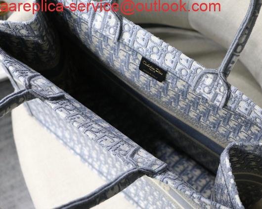 Replica Dior M1286 Book Tote Christian Dior Shoulder Shopping Bag Gray