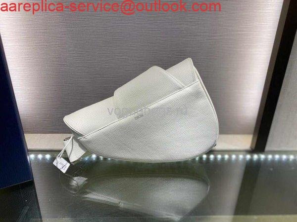 Replica Dior M0446 Saddle Bag Dior Calfskin Bag White