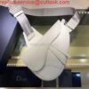 Replica Dior M0446 Saddle Bag Dior Calfskin Bag White