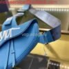Replica Dior M0446 Saddle Bag Dior Blue Calfskin Bag
