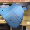Replica Dior M0446 Saddle Bag Dior Blue Calfskin Bag