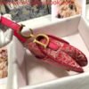Replica Dior M0446 Dior Saddle Bag Red Toile de Jouy Reverse Jacquard