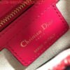 Replica Dior M0446 Dior Saddle Bag Red Toile de Jouy Reverse Jacquard