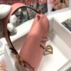 Replica Dior M0446 Dior Saddle Bag M0447 Pink Goatskin