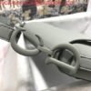 Replica Dior M0446 Dior Saddle Bag M0447 Grey Grained Calfskin with Gray Hardware