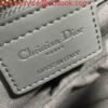 Replica Dior M0446 Dior Saddle Bag M0447 Grey Grained Calfskin with Gray Hardware