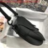 Replica Dior M0446 Dior Saddle Bag M0447 Black Ultramatte Calfskin
